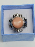 Sunstone Vintage Style Ring
