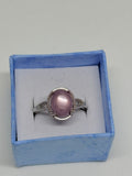 Purple Lepidolite Ring