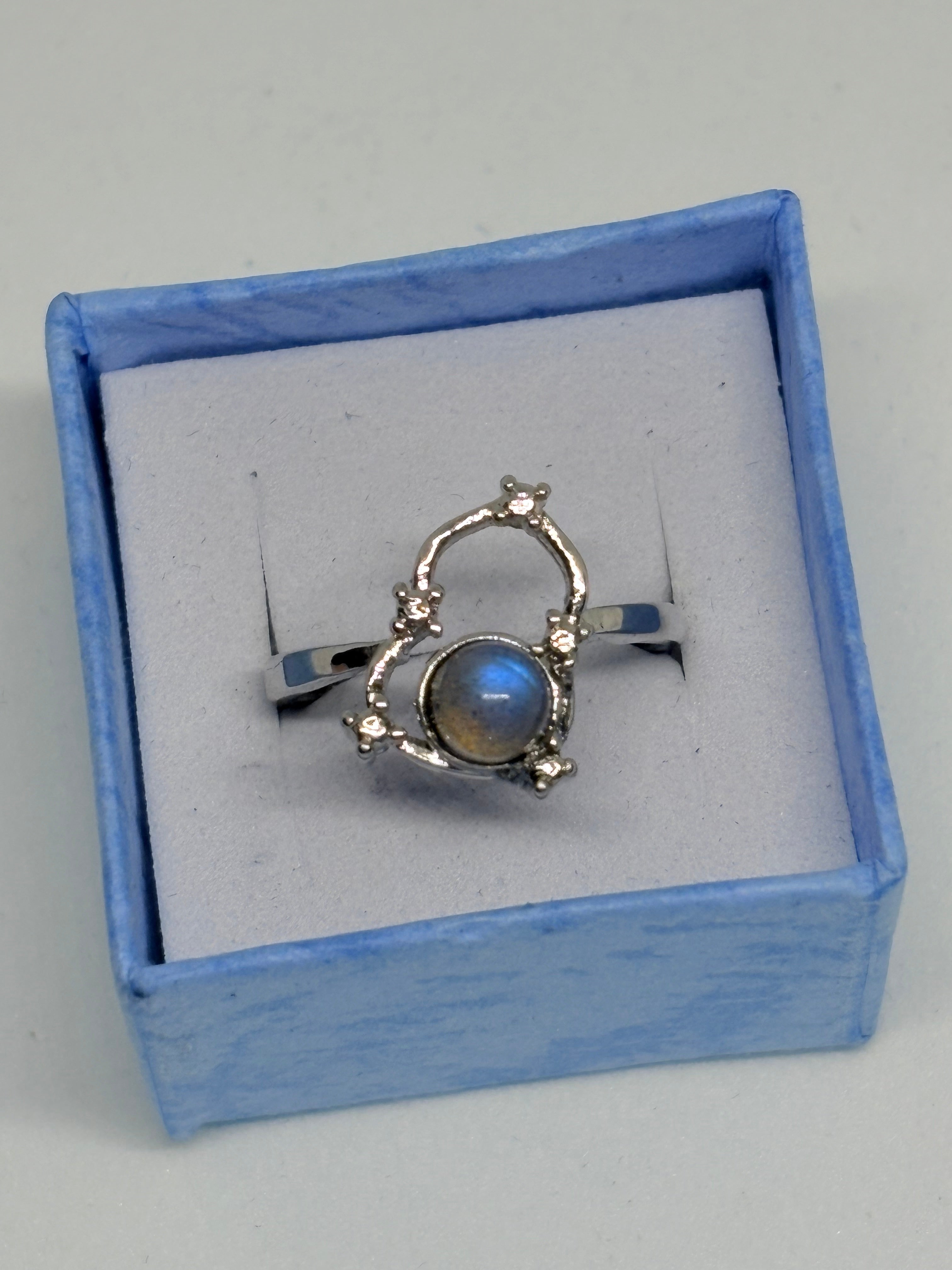 Whimsical Labradorite Ring