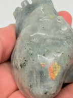 Labradorite Heart