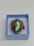 Abalone Shell Vintage Style Ring