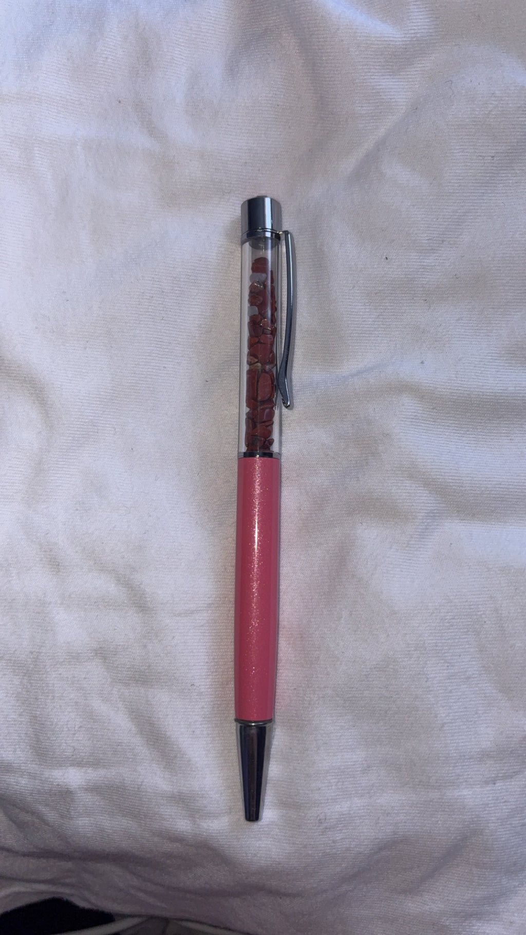 Crystal Chip Pens • Hot Pink