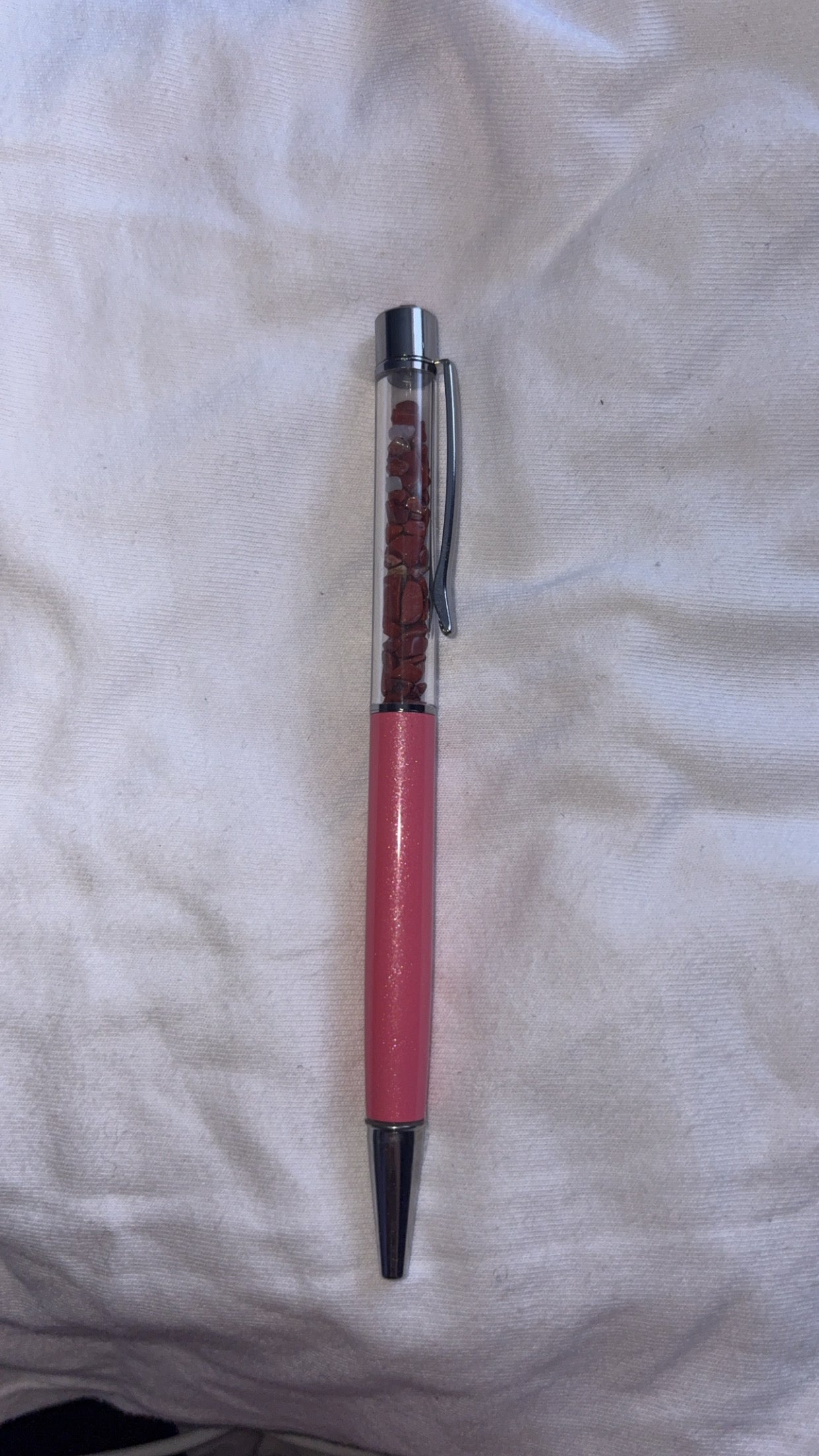 Crystal Chip Pens • Hot Pink