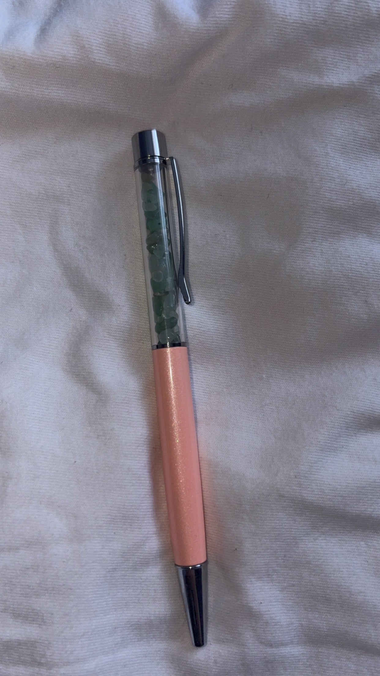 Crystal Chip Pens • Light Pink