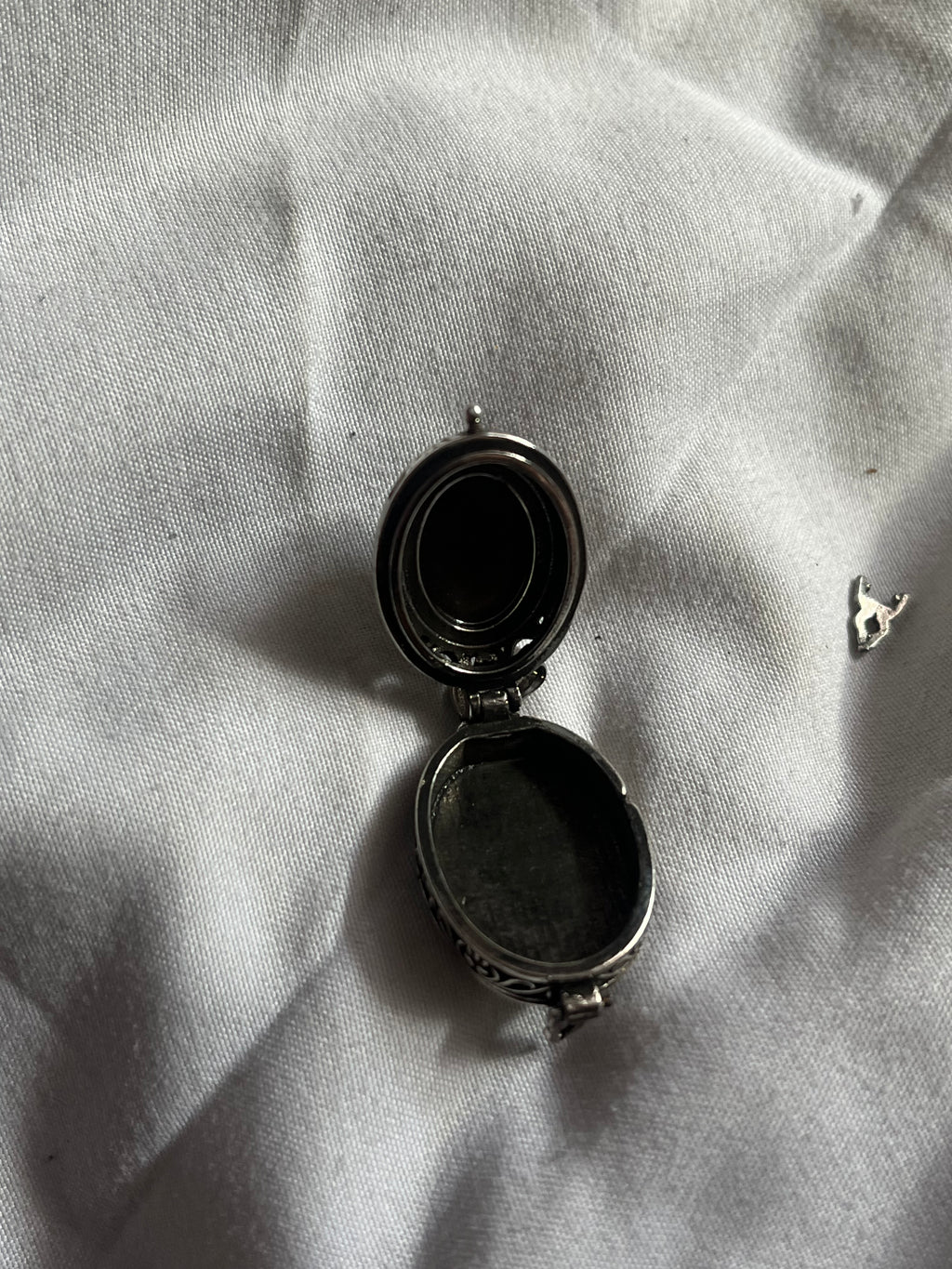 Sheen Obsidian Locket Pendant
