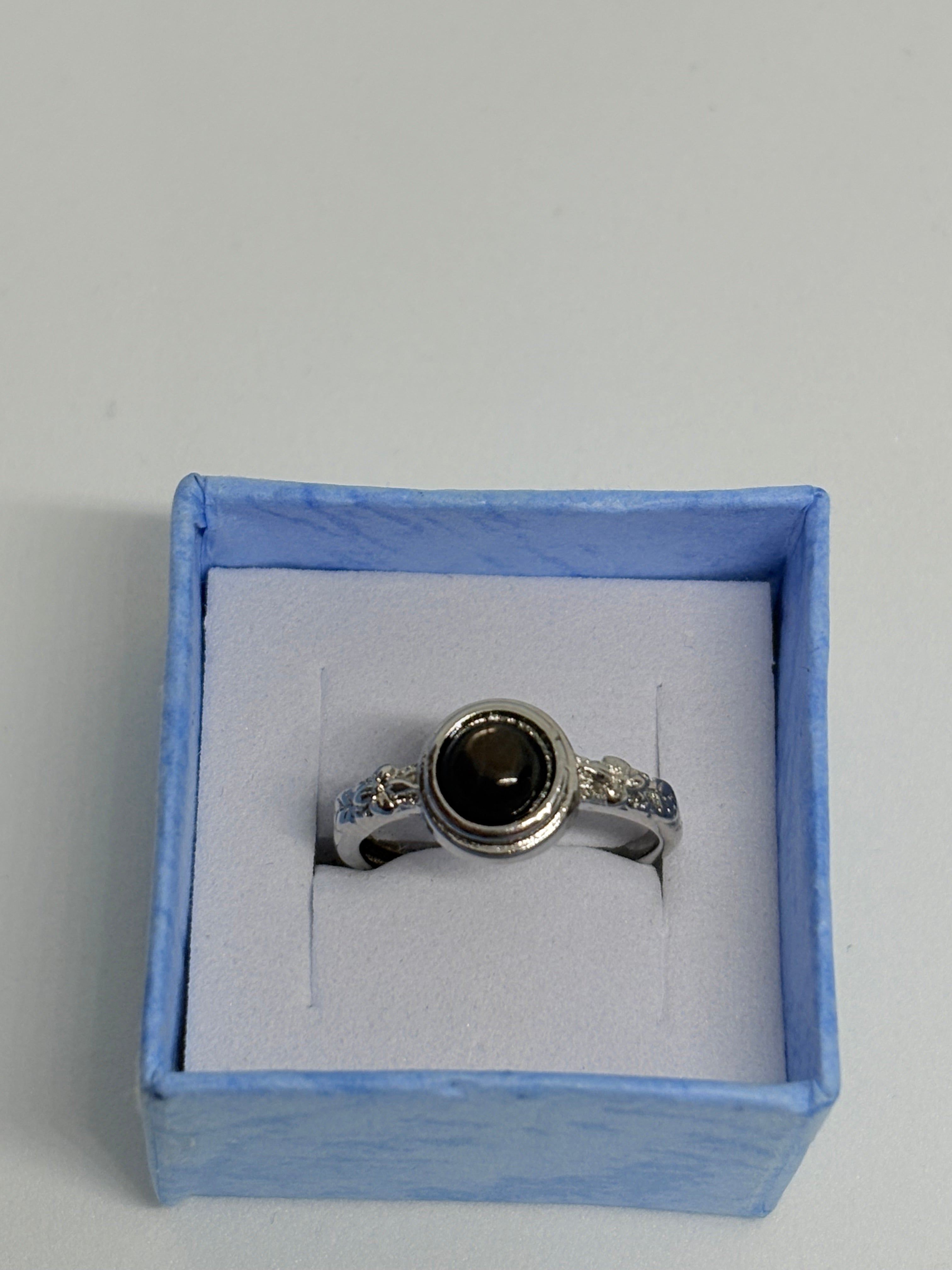 Hypersthene Circle Ring