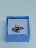 Garnet Snake Ring
