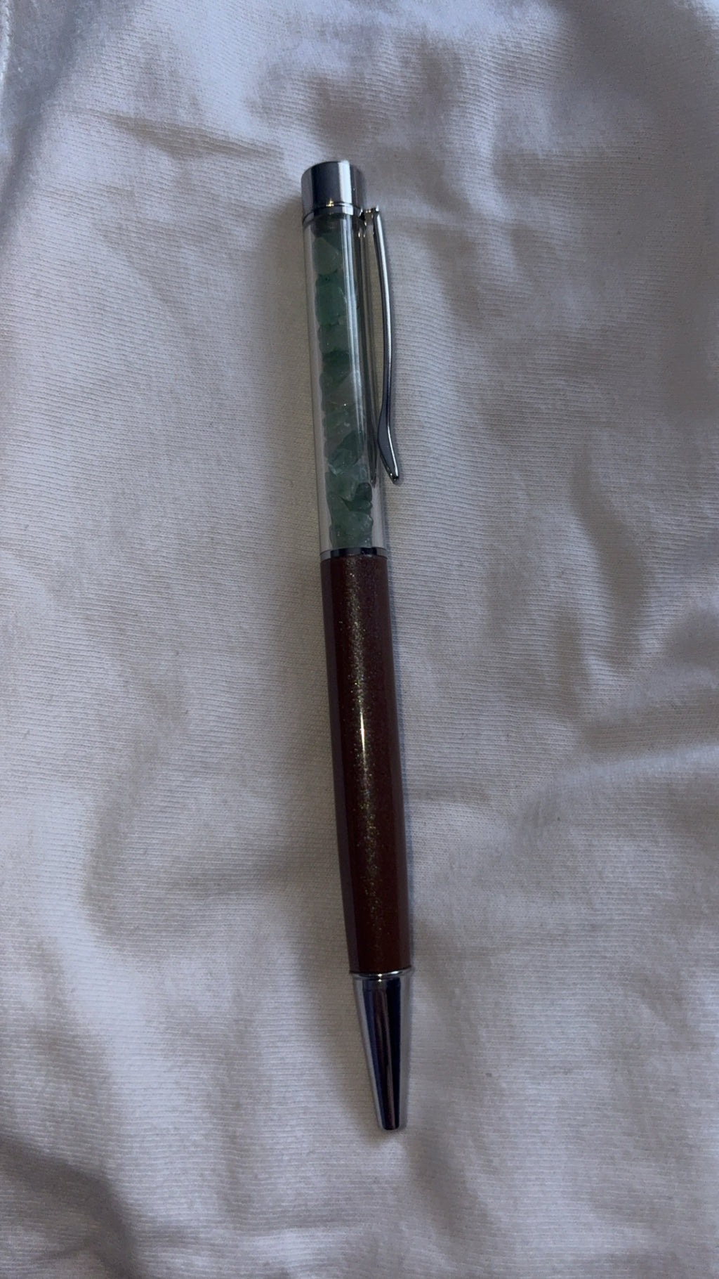 Crystal Chip Pens • Brown