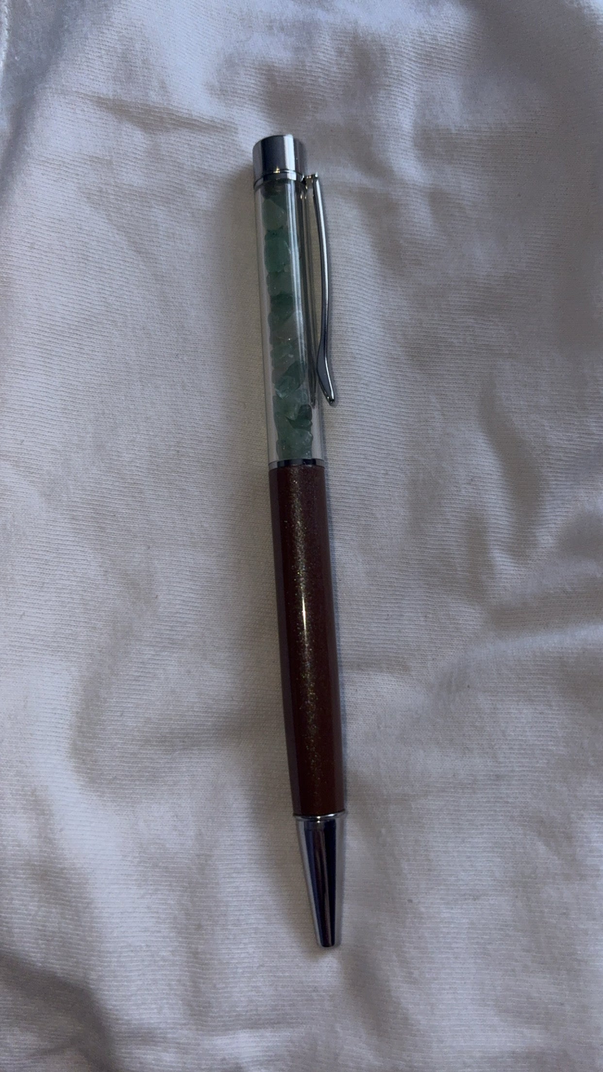 Crystal Chip Pens • Brown
