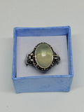 Green Fluorite Locket Ring