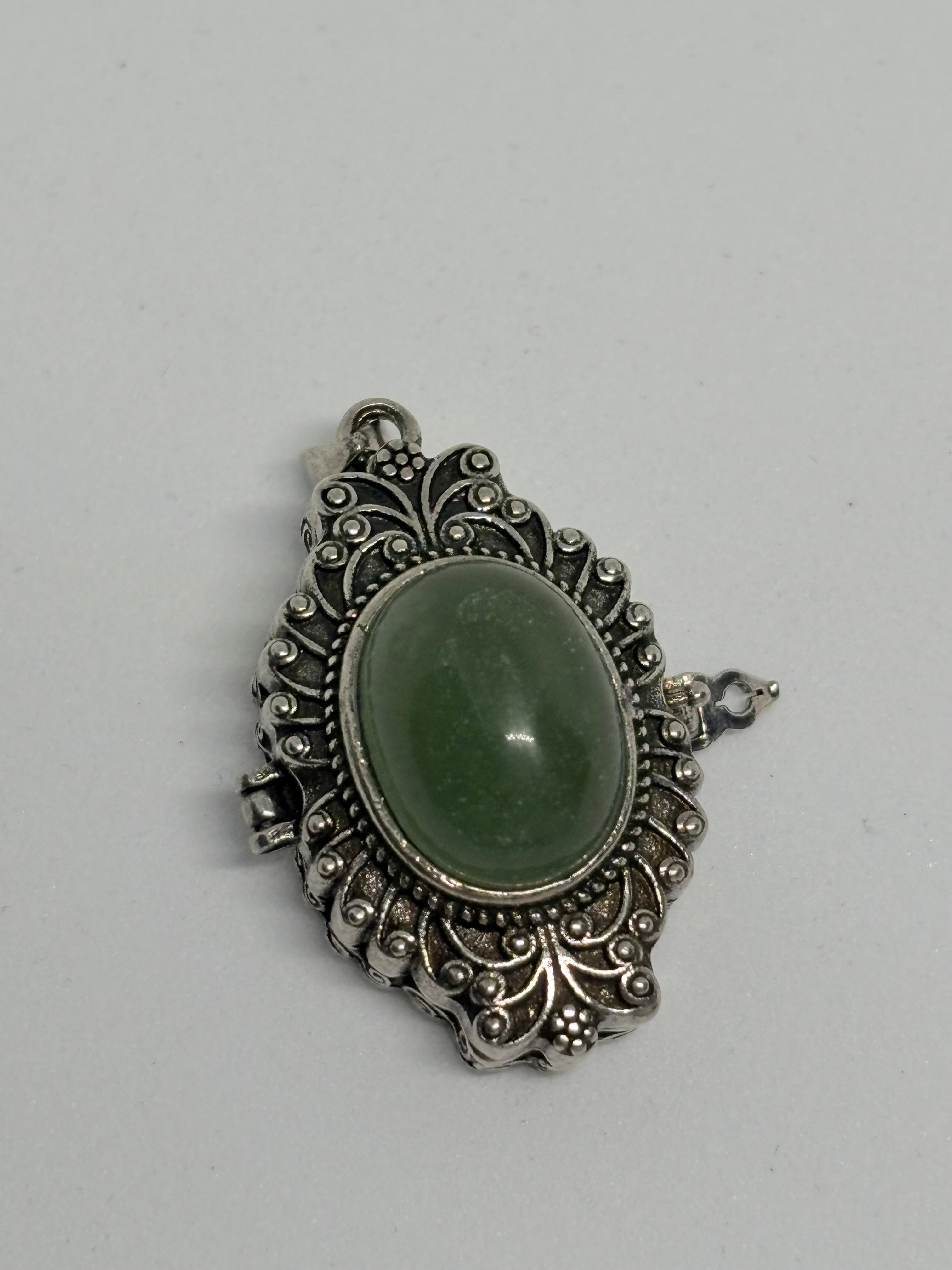 Fluorite Locket Pendant