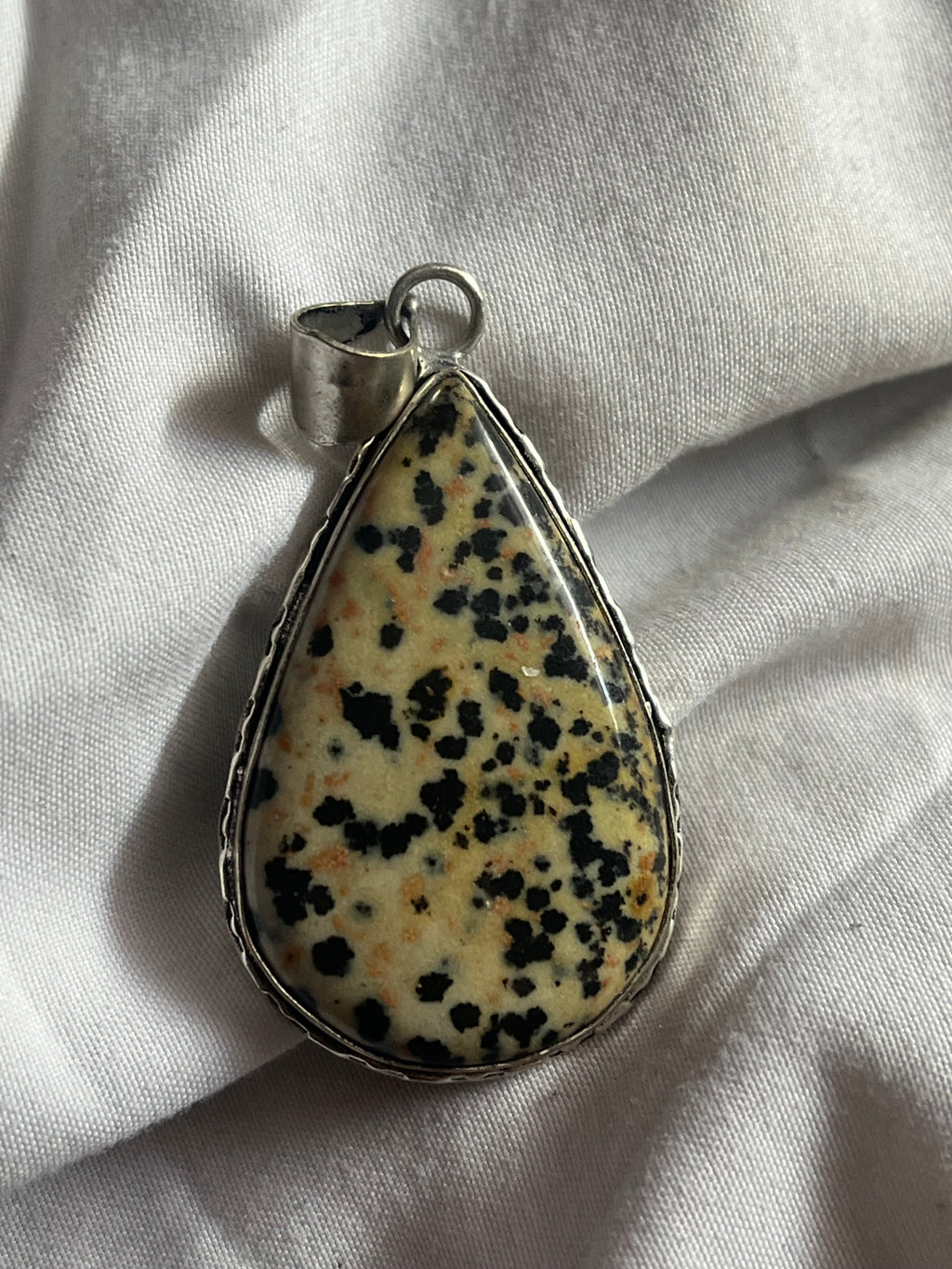 Dalmatian Jasper Pendant