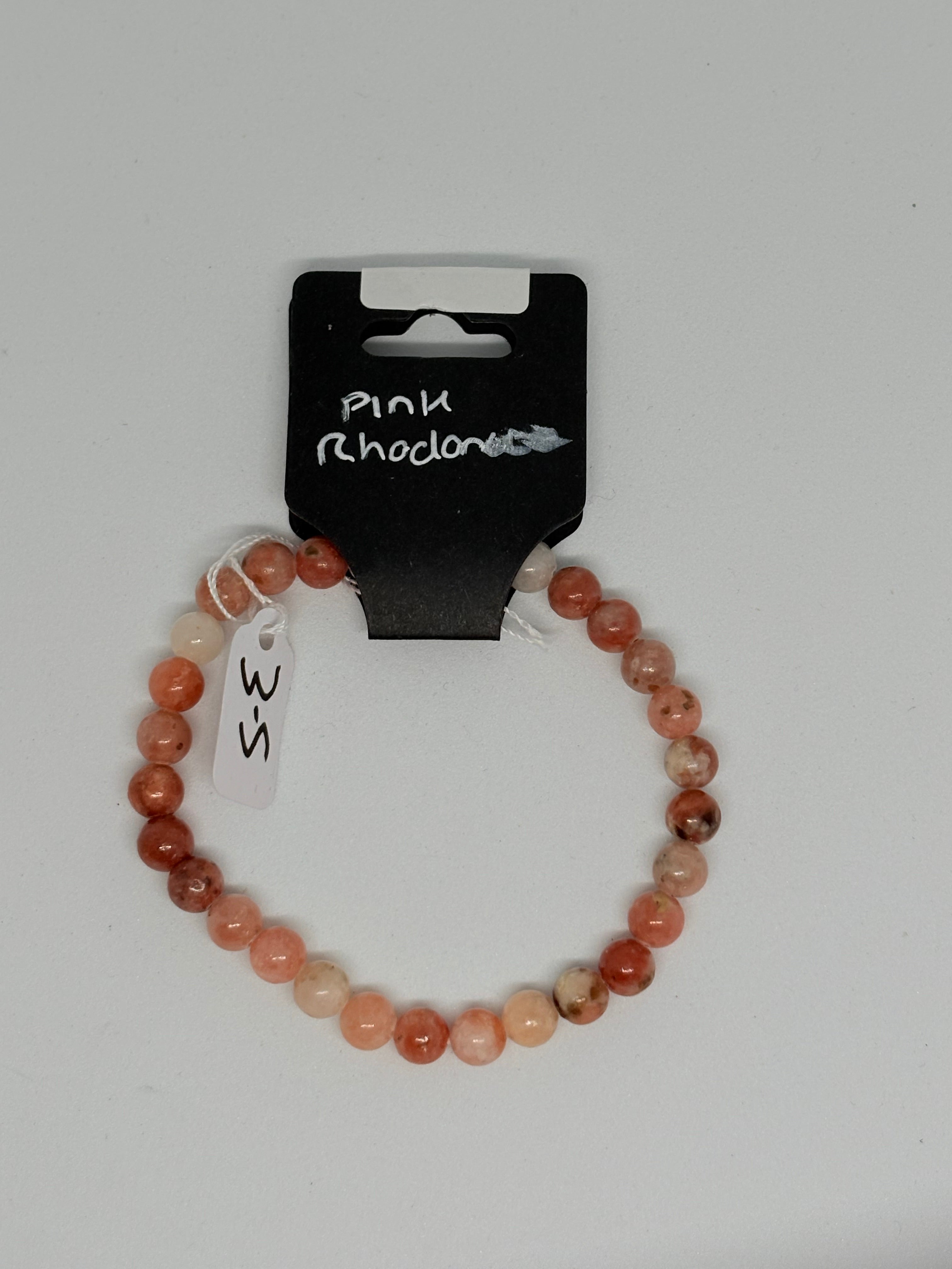 Pink Rhodochrosite Bracelet