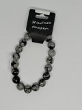 Snowflake Obsidian Bracelet
