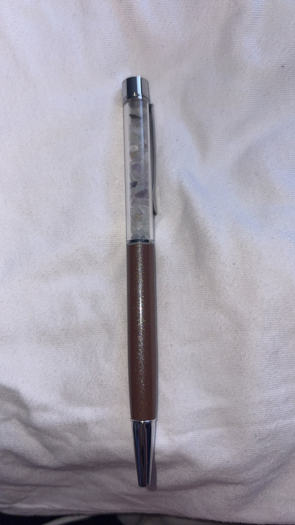 Crystal Chip Pens • Brown