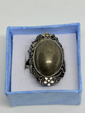 Pyrite Vintage Style Ring