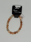 Peach Moonstone Bracelet