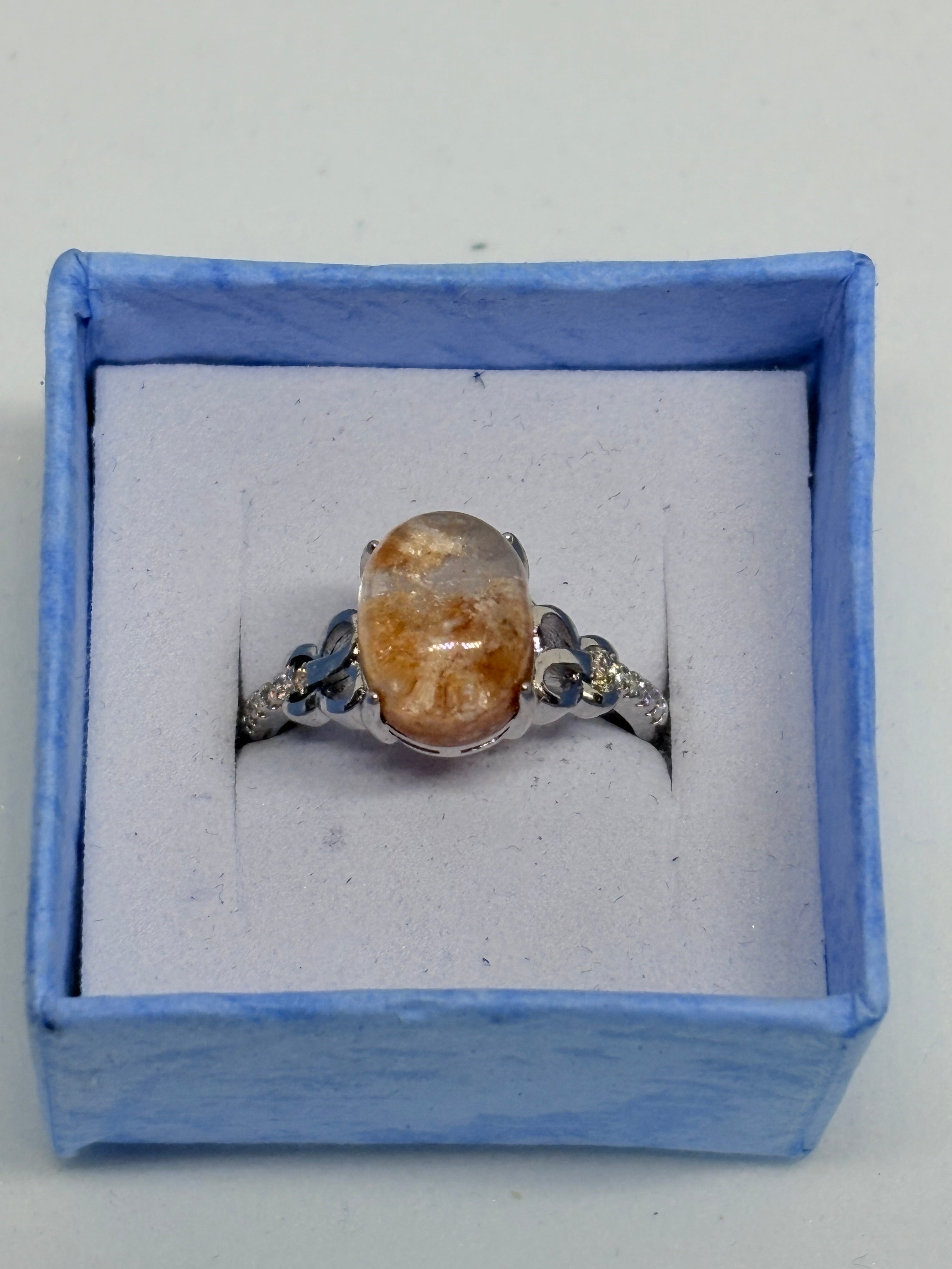 Garden Quartz Simple Ring