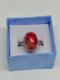 Pink Rhodonite Ring