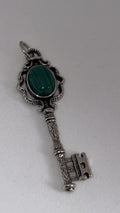 Malachite Key Pendant