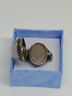 Fluorite Locket Ring