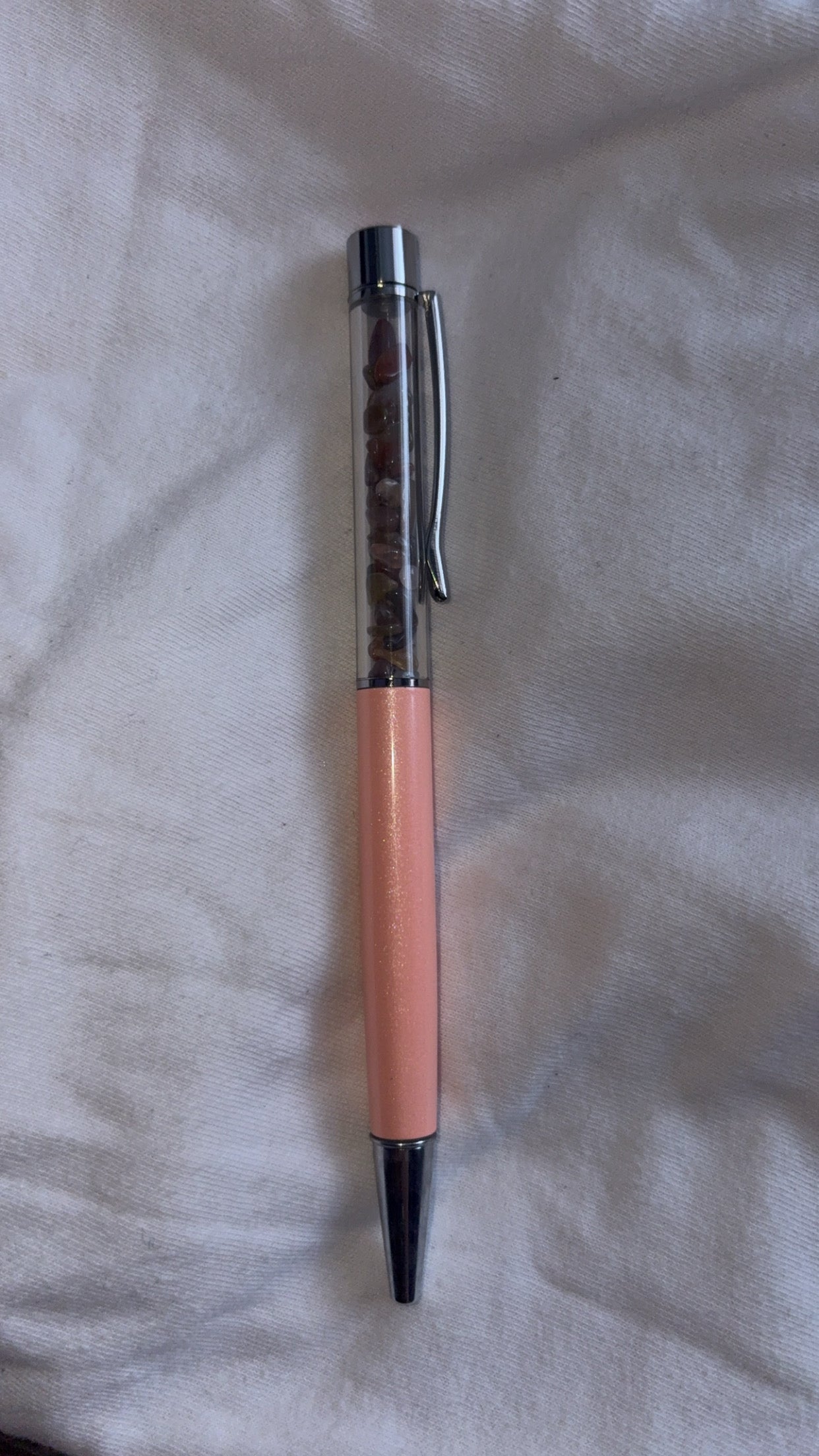 Crystal Chip Pens • Light Pink