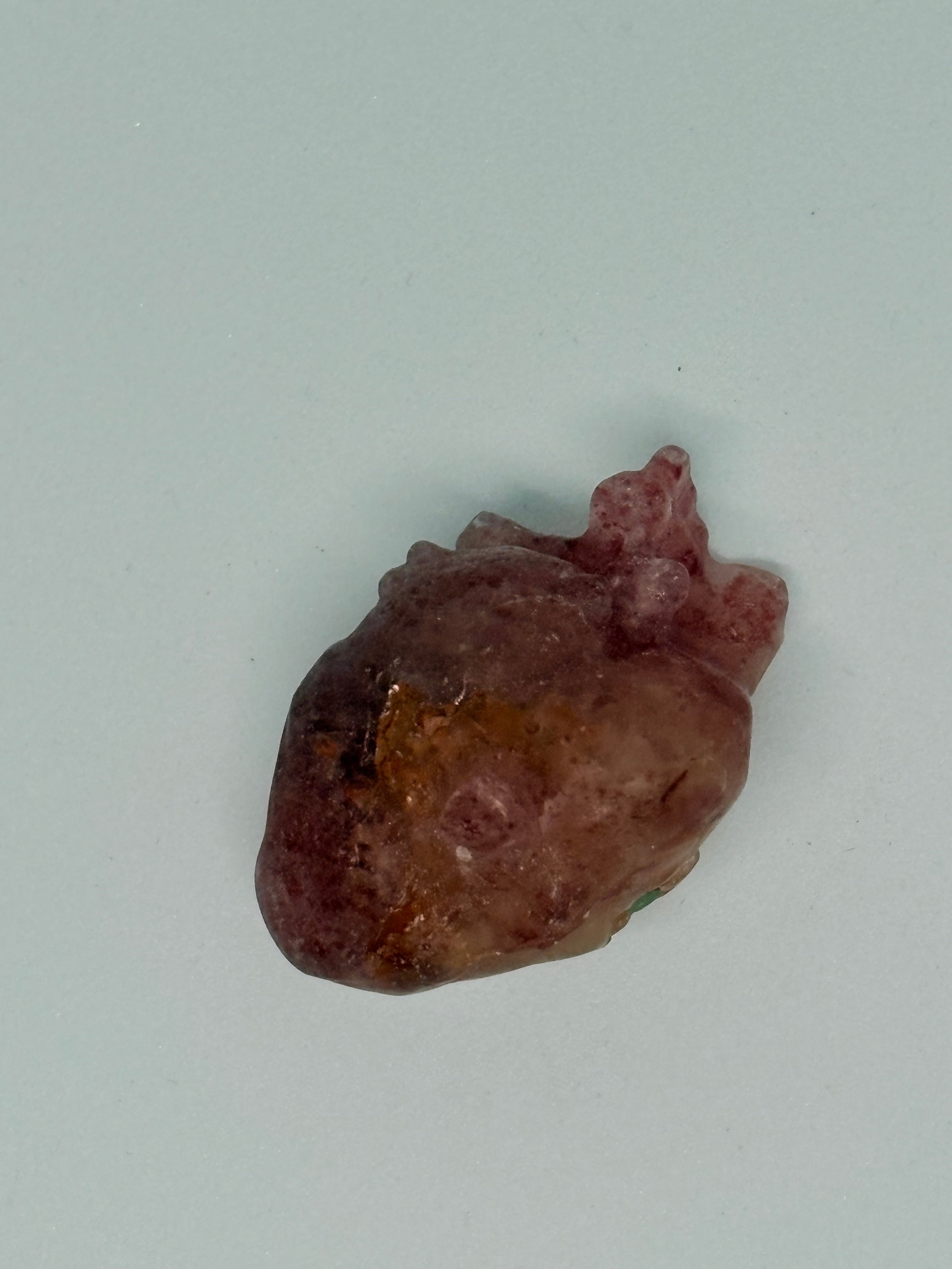 Strawberry Quartz Mini Heart