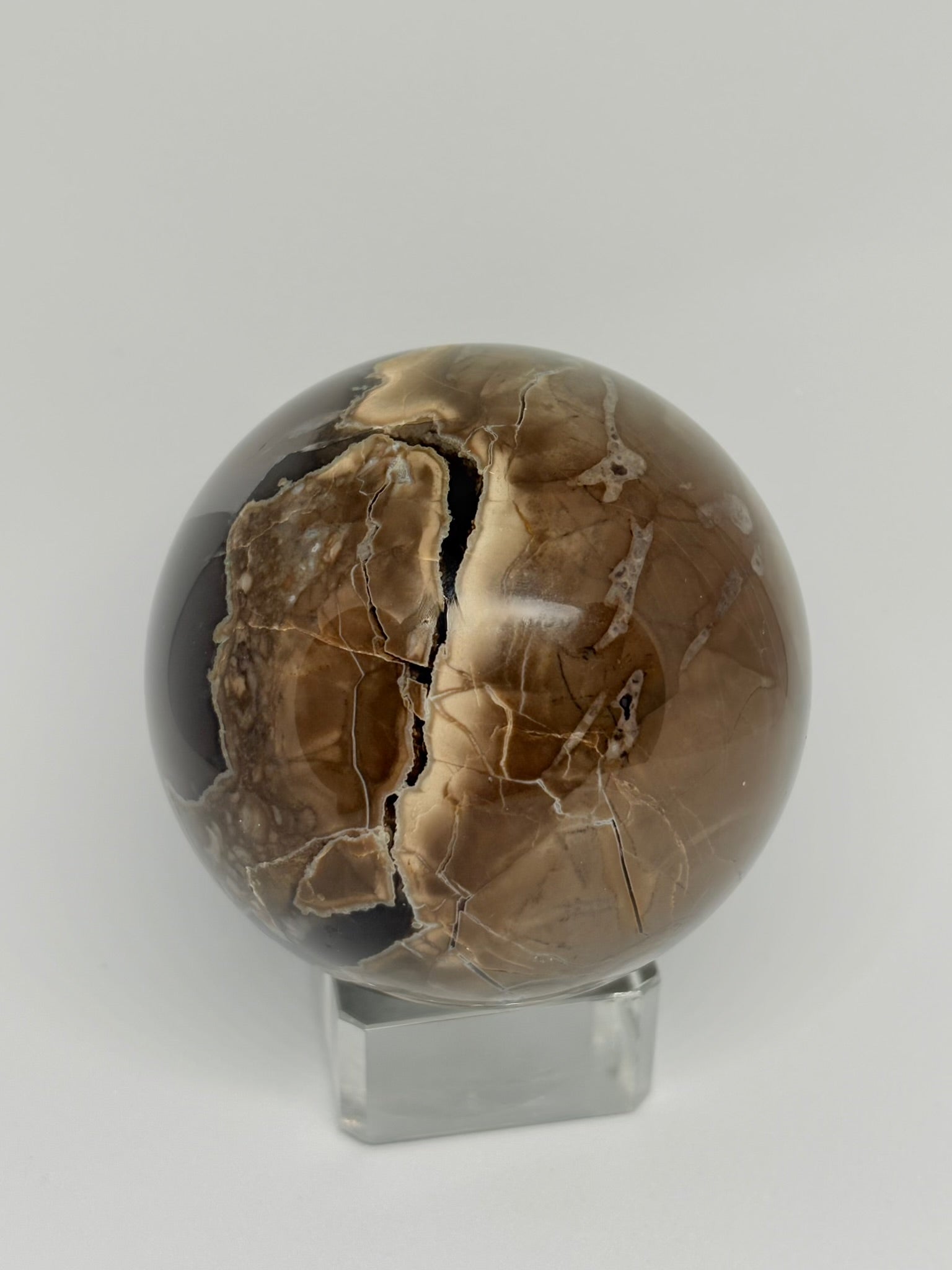 Volcano Agate Sphere (NO STAND)