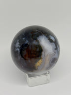 Ocean Jasper x Moss Agate Crystal Sphere [NO STAND]