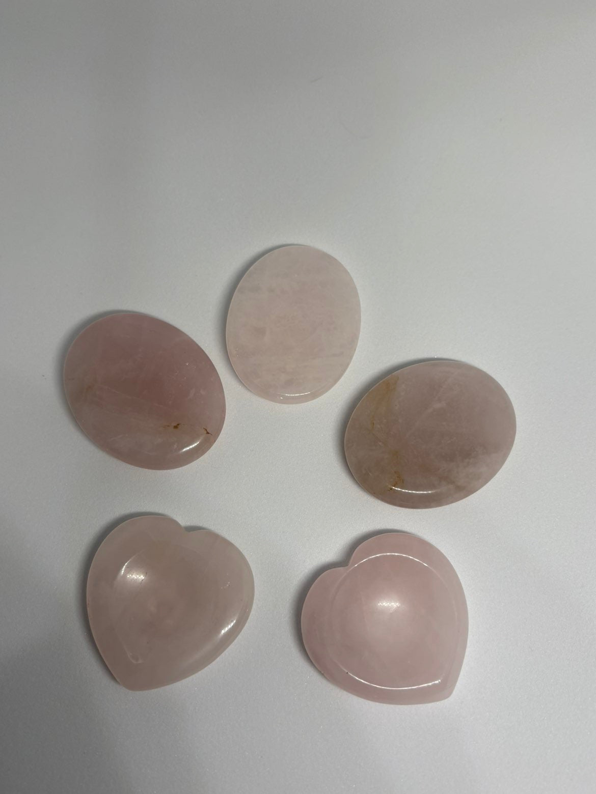 Rose Quartz Worry Stones